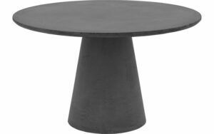 Afbeelding van een Goossens Eettafel Stone, Rond 130 x 130 cm