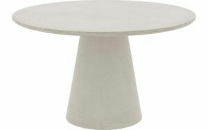 Afbeelding van een Goossens Eettafel Stone, Rond 130 x 130 cm