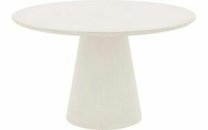 Afbeelding van een Goossens Eettafel Stone, Rond 130 x 130 cm