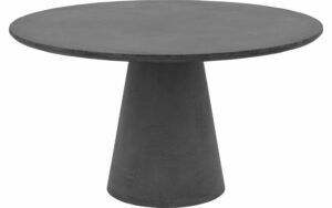 Afbeelding van een Goossens Eettafel Stone, Rond 140 x 140 cm