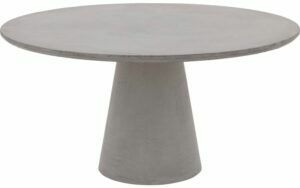 Afbeelding van een Goossens Eettafel Stone, Rond 150 x 150 cm