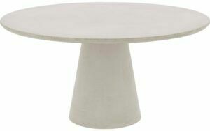 Afbeelding van een Goossens Eettafel Stone, Rond 150 x 150 cm