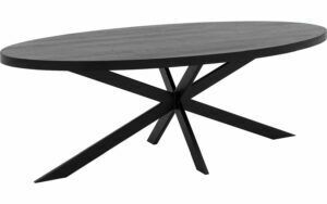 Afbeelding van een Goossens Eettafel Blade, Strak blad ovaal 180 x 100 cm 6 cm dik