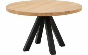 Afbeelding van een Goossens Eettafel Blade, Strak blad rond 120 x 120 cm 6 cm dik