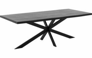 Afbeelding van een Goossens Eettafel Blade, Boomstamblad 220 x 100 cm 5 cm dik