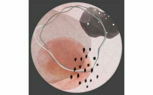 Afbeelding van een Goossens Schilderij Organic Shape, 70 x 70 cm