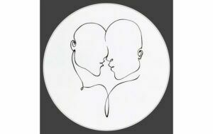 Afbeelding van een Goossens Schilderij Fineline, 70 x 70 cm