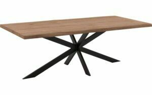 Afbeelding van een Goossens Eettafel Blade, Boomstamblad 220 x 100 cm 5 cm dik