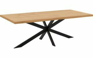 Afbeelding van een Goossens Eettafel Blade, Boomstamblad 180 x 90 cm 5 cm dik