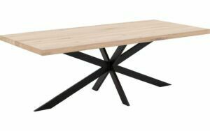 Afbeelding van een Goossens Eettafel Blade, Strak blad 220 x 100 cm 6 cm dik