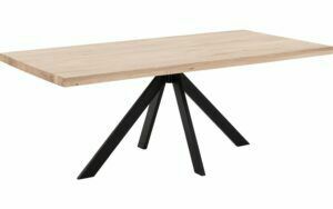 Afbeelding van een Goossens Eettafel Blade, Strak blad 200 x 100 cm 6 cm dik