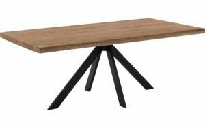 Afbeelding van een Goossens Eettafel Blade, Strak blad 180 x 90 cm 6 cm dik