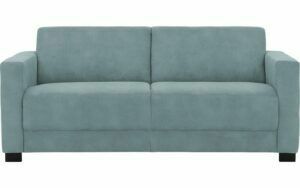 Afbeelding van een Goossens Bank My Style blauw, microvezel, 2,5-zits, stijlvol landelijk