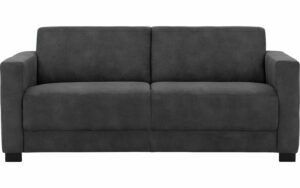 Afbeelding van een Goossens Bank My Style antraciet, microvezel, 2,5-zits, stijlvol landelijk