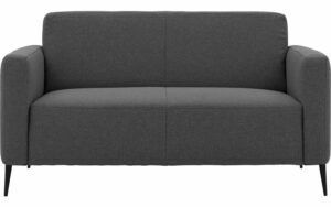 Afbeelding van een Goossens Bank Key West grijs, stof, 2-zits, modern design