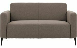 Afbeelding van een Goossens Bank Key West bruin, stof, 2-zits, modern design