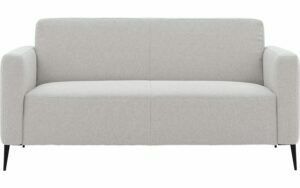 Afbeelding van een Goossens Bank Key West lichtgrijs, stof, 2,5-zits, modern design