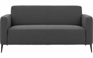 Afbeelding van een Goossens Bank Key West grijs, stof, 2,5-zits, modern design