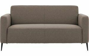 Afbeelding van een Goossens Bank Key West bruin, stof, 2,5-zits, modern design