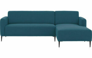 Afbeelding van een Goossens Bank Key West blauw, stof, 2,5-zits, modern design