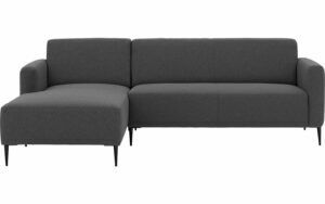 Afbeelding van een Goossens Bank Key West grijs, stof, 2,5-zits, modern design