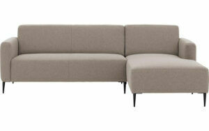 Afbeelding van een Goossens Bank Key West grijs, stof, 2,5-zits, modern design