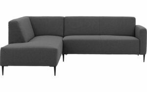 Afbeelding van een Goossens Bank Key West grijs, stof, 2,5-zits, modern design met ligelement links