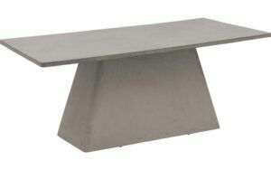 Afbeelding van een Goossens Eettafel Stone, Rechthoekig 190 x 110 cm