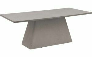 Afbeelding van een Goossens Eettafel Stone, Rechthoekig 210 x 110 cm