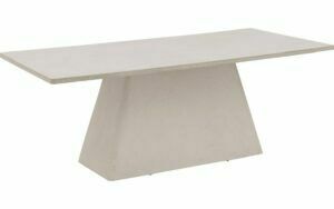 Afbeelding van een Goossens Eettafel Stone, Rechthoekig 210 x 110 cm