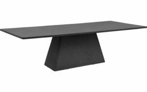 Afbeelding van een Goossens Eettafel Stone, Rechthoekig 280 x 110 cm