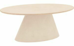 Afbeelding van een Goossens Eettafel Stone, Ovaal 190 x 110 cm