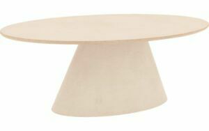 Afbeelding van een Goossens Eettafel Stone, Ovaal 210 x 120 cm