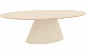 Afbeelding van een Goossens Eettafel Stone, Ovaal 260 x 120 cm