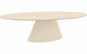 Afbeelding van een Goossens Eettafel Stone, Ovaal 290 x 120 cm