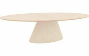 Afbeelding van een Goossens Eettafel Stone, Ovaal 300 x 120 cm