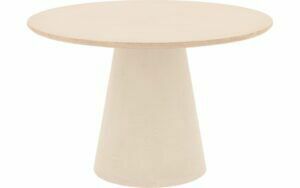 Afbeelding van een Goossens Eettafel Stone, Rond 120 x 120 cm