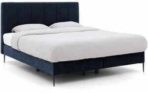 Afbeelding van een Goossens Boxspring Ease Solid Incl. Matras, Vlak 180 x 210 cm (=2x 90 x 210 cm) met hoofdbord + 2x matras shapes 1