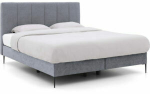 Afbeelding van een Goossens Boxspring Ease Solid Incl. Matras, Vlak 180 x 210 cm (=2x 90 x 210 cm) met hoofdbord + 2x matras shapes 1