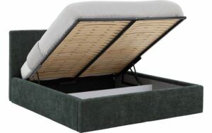 Afbeelding van een Goossens Bedframe Mysen Storage, 160 x 200 cm met storage, met 2x lattenbodem