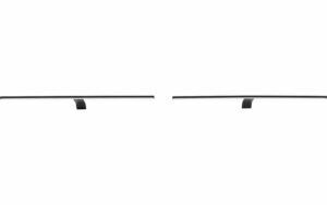 Afbeelding van een Goossens Verlichting Tbv Kast Darkline, Kastverlichting led darkline, 2 x armatuur zwart