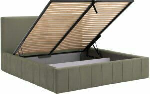 Afbeelding van een Goossens Bedframe Carte, 160 x 200 cm met storage, met 2x lattenbodem