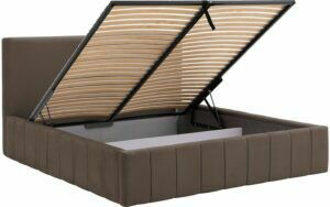 Afbeelding van een Goossens Bedframe Carte, 160 x 200 cm met storage, met 2x lattenbodem