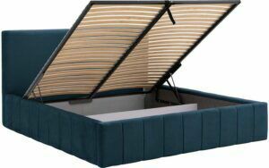Afbeelding van een Goossens Bedframe Carte, 140 x 200 cm met storage, met 2x lattenbodem