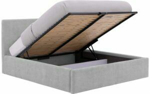 Afbeelding van een Goossens Bedframe Mysen Storage, 140 x 200 cm met storage, met 2x lattenbodem