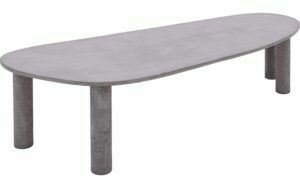 Afbeelding van een Goossens Eettafel Stone, Organisch 300 x 120 cm