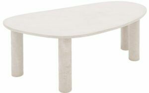 Afbeelding van een Goossens Eettafel Stone, Organisch 220 x 120 cm