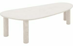 Afbeelding van een Goossens Eettafel Stone, Organisch 280 x 120 cm