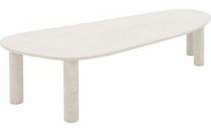 Afbeelding van een Goossens Eettafel Stone, Organisch 300 x 120 cm