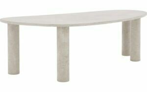 Afbeelding van een Goossens Eettafel Stone, Organisch 240 x 120 cm